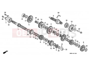 HONDA RVF400RR RVF400R 1994 E-13 TRANSMISSION