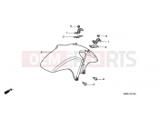 HONDA RVF400RR RVF400R 1994 F-7 FRONT FENDER
