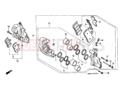 HONDA RVF400RR RVF400R 1994 F-9 FRONT BRAKE CALIPER