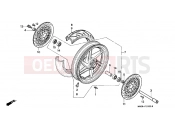 HONDA RVF400RR RVF400R 1994 F-10 FRONT WHEEL