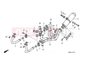 HONDA RVF400RR RVF400R 1994 F-17 EXHAUST DRUM