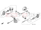 HONDA RVF400RR RVF400R 1994 F-24 FLASHING