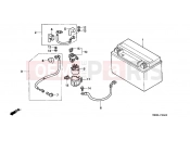 HONDA RVF400RR RVF400R 1994 F-26 BATTERY