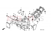 HONDA RVF400RR RVF400R 1994 F-28 FRAME HOUSING