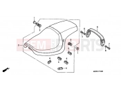 HONDA VT750DC2 Black Widow 2002 F-14 SEAT