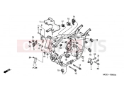 HONDA VT750DC2 Black Widow 2002 F-28 FRAME HOUSING