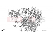HONDA CB1000FS CB1000 1995 E-2 CYLINDER HEAD