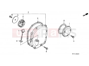 HONDA CB1000FS CB1000 1995 E-6 RIGHT CRANKSHAFT COVER