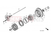HONDA CB1000FS CB1000 1995 E-7 CLUTCH
