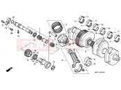 HONDA CB1000FS CB1000 1995 E-16 CRANKSHAFT / PISTON