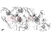 HONDA CB1000FS CB1000 1995 E-20-1 CARBURETOR (PARTS)