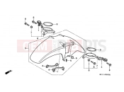HONDA CB1000FS CB1000 1995 F-8 FRONT FENDER