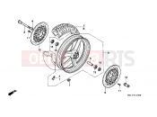 HONDA CB1000FS CB1000 1995 F-11 FRONT WHEEL