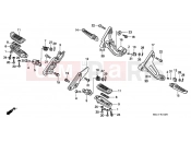 HONDA CB1000FS CB1000 1995 F-21 FOOTREST