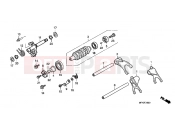 HONDA CB1000RA CB1000R 2010 E-16 TRANSMISSION DRUM