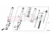 HONDA CB1000RA CB1000R 2010 F-10 FRONT FORK