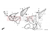 HONDA CB1000RA CB1000R 2010 F-18 SIDE COVER