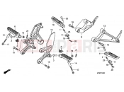 HONDA CB1000RA CB1000R 2010 F-22 FOOTREST