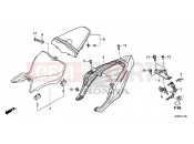 HONDA CB1000RAF CB1000R 2015 F-17 SEAT / SEAT ARM