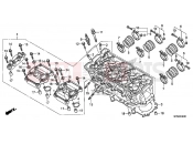 HONDA CB1000RD CB1000R 2013 E-2 CYLINDER HEAD