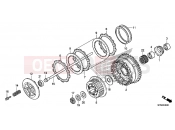 HONDA CB1000RD CB1000R 2013 E-6 CLUTCH