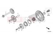 HONDA CB1000RD CB1000R 2013 E-7 CLUTCH COUPLING START