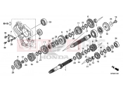HONDA CB1000RD CB1000R 2013 E-15 TRANSMISSION