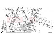 HONDA CB1000RD CB1000R 2013 F-7 STEERING BAR PIPE / UPPER BRIDGE