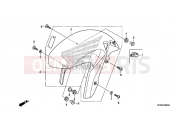 HONDA CB1000RD CB1000R 2013 F-9 FRONT FENDER