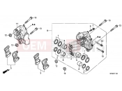 HONDA CB1000RD CB1000R 2013 F-11 FRONT BRAKE CALIPER (CB1000R)