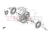 HONDA CB1000RD CB1000R 2013 F-12 FRONT WHEEL