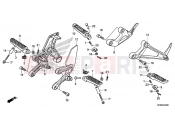 HONDA CB1000RD CB1000R 2013 F-22 FOOTREST