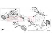 HONDA CB1000RD CB1000R 2013 F-27 FLASHING