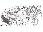 HONDA CB1000RD CB1000R 2013 F-34 RADIATOR