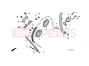 HONDA CB1000RAA CB1000R ABS 2010 E-4 TIMING CHAIN ​​/ TENSIONER
