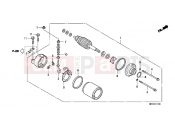 HONDA CB1000RAC CB1000R ABS 2012 E-11 STARTER ENGINE