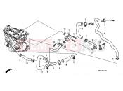 HONDA CB1000RAC CB1000R ABS 2012 E-17 WATER PIPE