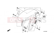 HONDA CB1000RAC CB1000R ABS 2012 F-9 FRONT FENDER