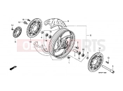 HONDA CB1000RAC CB1000R ABS 2012 F-12 FRONT WHEEL