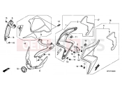 HONDA CB1000RAC CB1000R ABS 2012 F-35 ENGINE HOUSING