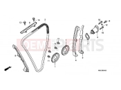 HONDA CB1100B CB1100 2011 E-4 VEZÉRMŰLÁNC/FESZÍTŐ
