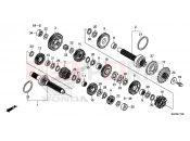 HONDA CB1100E CB1100 2014 E-17 TRANSMISSION