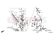 HONDA CB1100E CB1100 2014 F-5 FRONT MASTER CYLINDER (CB1100)