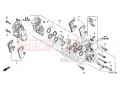 HONDA CB1100E CB1100 2014 F-12 FRONT BRAKE CALIPER