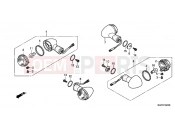 HONDA CB1100AB CB1100 ABS 2011 F-35 FLASHING