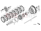 HONDA CB1100AD CB1100 ABS 2013 E-8 TENGELYKAPCSOLÓ