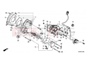 HONDA CB1100AE CB1100 ABS 2014 E-12 LEFT REAR COVER