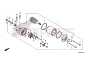 HONDA CB1100AE CB1100 ABS 2014 E-13 STARTER ENGINE