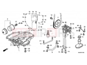 HONDA CB1100AE CB1100 ABS 2014 E-14 OLAJTEKNŐ/OLAJSZIVATTYÚ