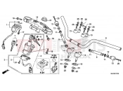 HONDA CB1100AE CB1100 ABS 2014 F-7 STEERING BAR PIPE / UPPER BRIDGE